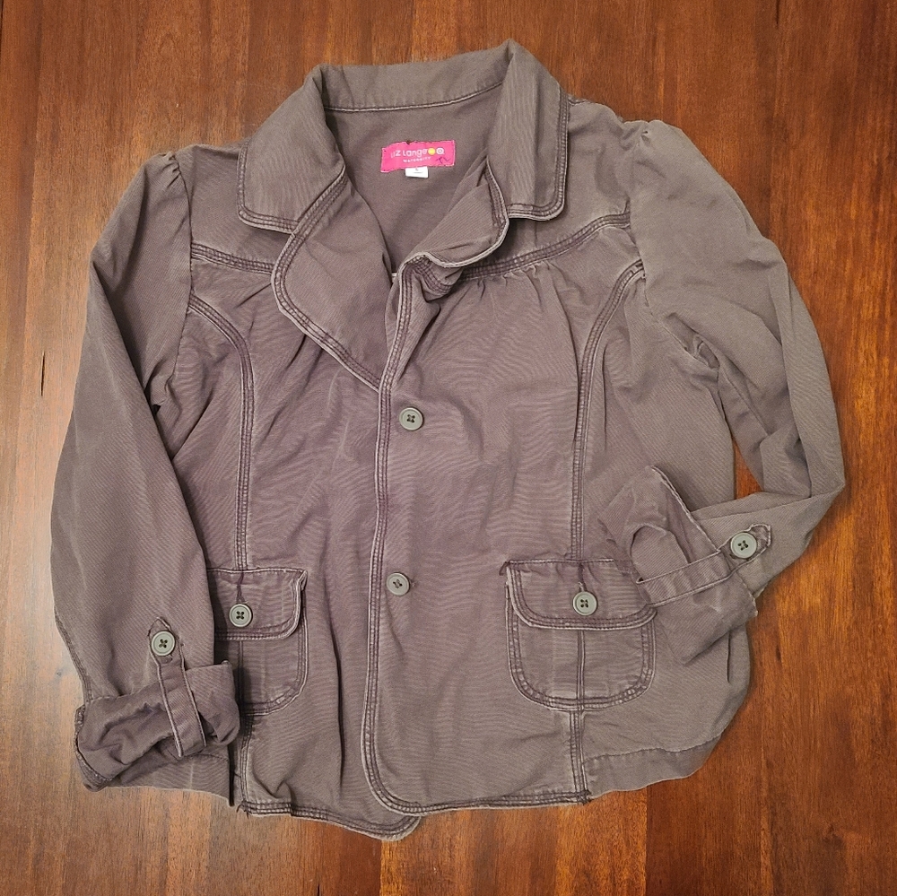 Liz Lange maternity size Small Brown Jacket